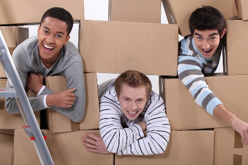 Loading furniture during a local move in Twickenham