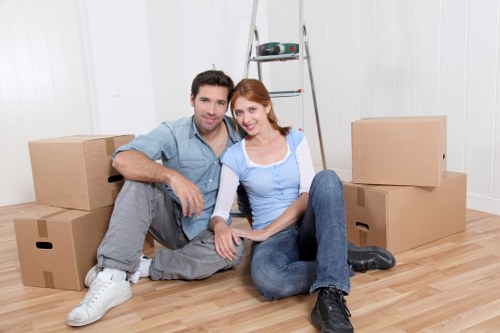 Loading furniture into a van in Twickenham