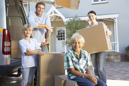 Removal company staff reviewing a customer complaint