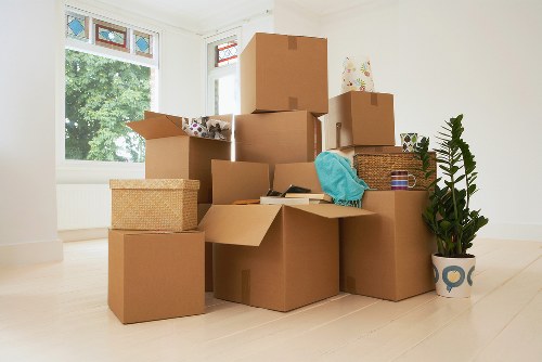 Packing and loading furniture during a Twickenham home move